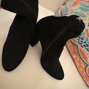 Steve Madden Black Heeled Boots